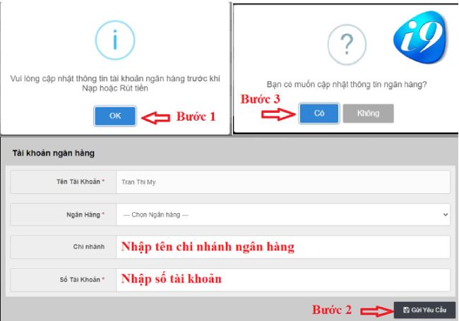 Cách nạp và rút tiền I9Bet chuẩn xác nhất cho bet thủ mới 6 Cách rút tiền I9Bet