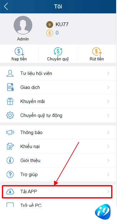 Cách tải App i9bet đơn giản về điện thoại 3 Cách tải App i9bet đơn giản về điện thoại