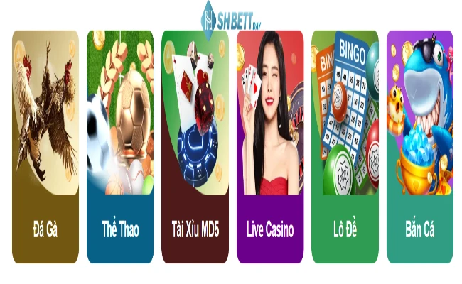 Giải đáp: Nhà cái Shbet có uy tín hay không? 4 Các sản phẩm của Shbet